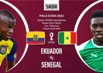 Cover Ekuador v Senegal/(Foto: Grafis: Hendy/Skor.id)
