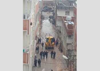 Banjir melanda Provinsi Sanliurfa, Turki, setelah hujan deras pada Rabu - Kamis (15 - 16/03/2023). (Foto: Ant./HO-KBRI Ankara).