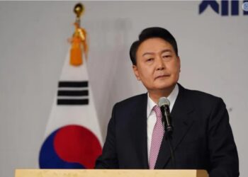 Presiden Korea Selatan (Korsel), Yoon Suk Yeol. (Foto: ANT./James Lee/Xinhua).