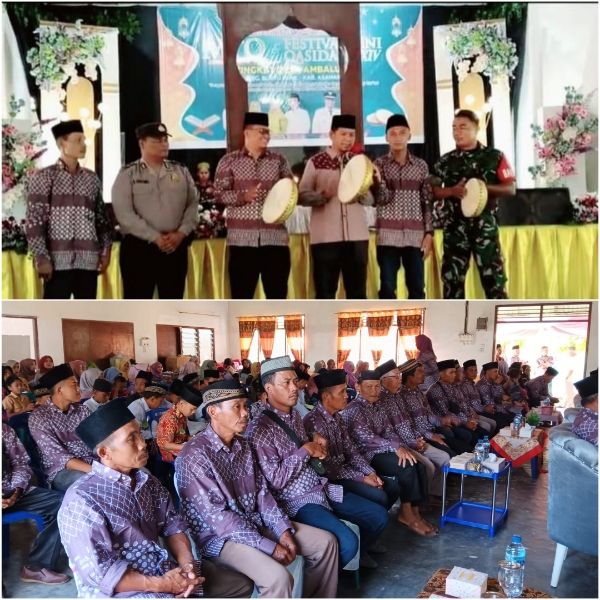 Pembukaan kegiatan MTQ dan Festival seni qasidah ke XIV Desa Ambalutu. (mass)