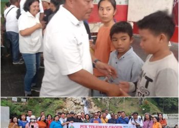 Kegiatan PUK kebun Tinjowan dan kebun Padang Matinggi bersama anak yatim piatu panti Asuhan.(mass)