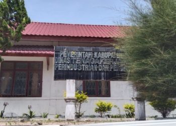 Kantor Dinas Koperindag Pemkab Samosir di Perkantoran Parbaba. (dok. Red  )