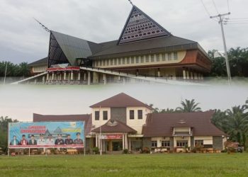 Kantor Pemkab Padang Lawas, Kamis (12/09/2024). (Foto: LimaSisiNews/Robert Nainggolan)