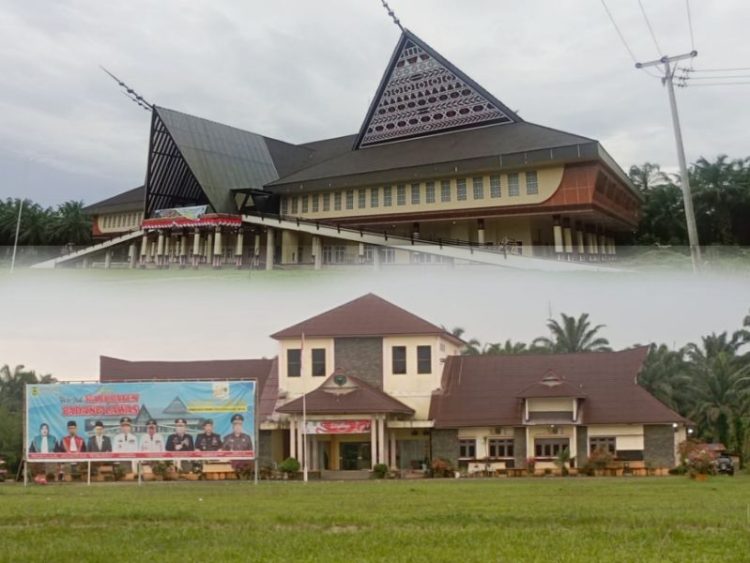 Kantor Pemkab Padang Lawas, Kamis (12/09/2024). (Foto: LimaSisiNews/Robert Nainggolan)
